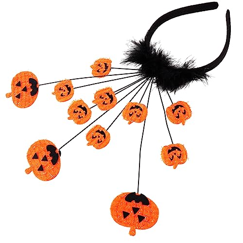 GLEAVI Halloween Kürbis Stirnband Haardekoration Für Kostümpartys Bequemes Und Leichtes Partyzubehör Fotos Und Cosplay Anlässe GLEAVI Halloween Kürbis Stirnband Haardekoration Für Kostümpartys Bequemes Und Leichtes Partyzubehör Fotos Und Cosplay Anlässe von GLEAVI