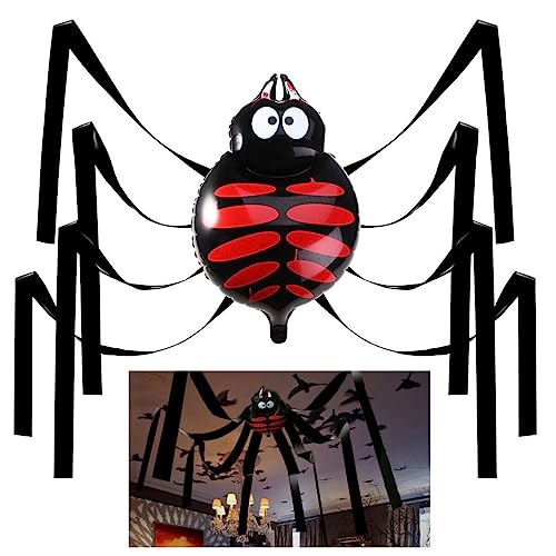 GLEAVI Halloween-Spinnen-Ballon-Dekorationen Riesiger Spinnen-Ballon Aus Aluminiumfolie Für Halloween-Party-Dekorationen GLEAVI Halloween-Spinnen-Ballon-Dekorationen Riesiger Spinnen-Ballon Aus Aluminiumfolie Für Halloween-Party-Dekorationen von GLEAVI
