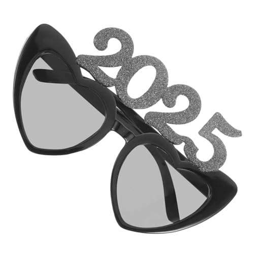 GLEAVI Herz Sonnenbrille Silbergraue Partybrille für Neujahrsfeiern Lustige Requisiten für Damen und Herren Ergänzung zu Festlichen Anlässen GLEAVI Herz Sonnenbrille Silbergraue Partybrille für Neujahrsfeiern Lustige Requisiten für Damen und Herren Ergänzung zu Festlichen Anlässen von GLEAVI
