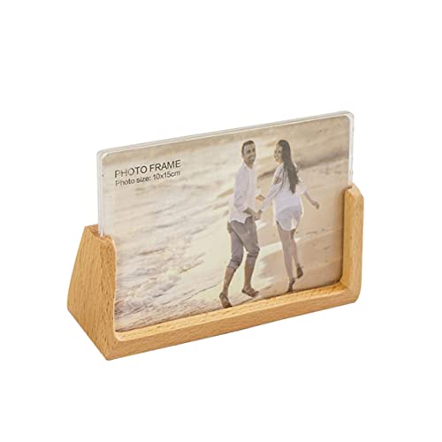 GLEAVI Holz Bilderrahmen Kartenhalter Memohalter Tischkalender Ständer Schlichtes Design für Fotos Postkarten Notizen Büro Zuhause Klein GLEAVI Holz Bilderrahmen Kartenhalter Memohalter Tischkalender Ständer Schlichtes Design für Fotos Postkarten Notizen Büro Zuhause Klein von GLEAVI