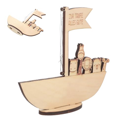 GLEAVI Holz Geldclip Noahs Schiff Taufe Kleine Holz Deko Für Junge Mädchen Vielseitig Geburt Taufgeschenk Holzornament Feine Handwerkskunst GLEAVI Holz Geldclip Noahs Schiff Taufe Kleine Holz Deko Für Junge Mädchen Vielseitig Geburt Taufgeschenk Holzornament Feine Handwerkskunst von GLEAVI