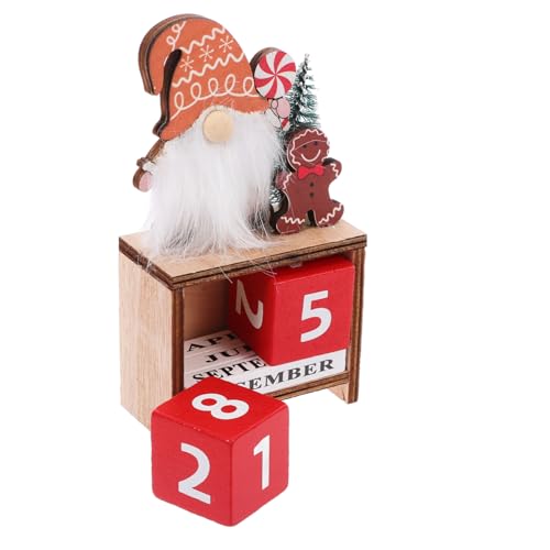 GLEAVI Holz Weihnachtskalender Tischdekoration Multifunktionale Weihnachtsblöcke für Countdown Handgefertigte Ornamente für Festliche Anlässe für Weihnachtsfeiern Dekorative Holzblock GLEAVI Holz Weihnachtskalender Tischdekoration Multifunktionale Weihnachtsblöcke für Countdown Handgefertigte Ornamente für Festliche Anlässe für Weihnachtsfeiern Dekorative Holzblock von GLEAVI