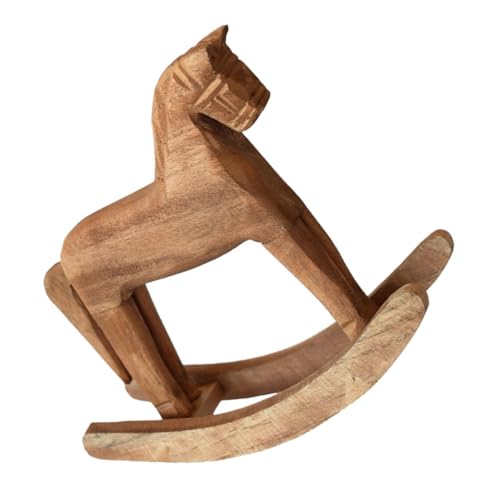 GLEAVI Kiefernholz -schaukelpferd Weihnachtliche Wohnkultur Mini Schaukeln Tischplatte Drinnen Party Steckenpferde Handwerk Reiter Mädchen Für Pferde Sachen Beige Hölzern GLEAVI Kiefernholz -schaukelpferd Weihnachtliche Wohnkultur Mini Schaukeln Tischplatte Drinnen Party Steckenpferde Handwerk Reiter Mädchen Für Pferde Sachen Beige Hölzern von GLEAVI