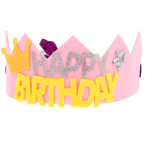 GLEAVI Kindergeburtstag Krone Stoffkrone für Verstellbare Geburtstagsmütze Partyhut für Diadem für Festliche Anlässe und Fotoshootings GLEAVI Kindergeburtstag Krone Stoffkrone für Verstellbare Geburtstagsmütze Partyhut für Diadem für Festliche Anlässe und Fotoshootings von GLEAVI