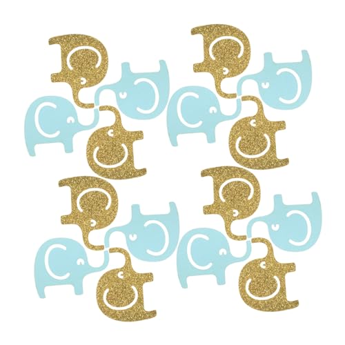 GLEAVI Kleines Elefant Konfetti Dekorative Tischdeko für Babyparty und Feierlichkeiten Leicht und Romantisch Shower Geburtstage und Jubiläen von GLEAVI