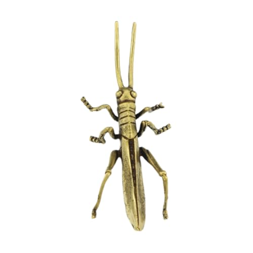 GLEAVI Kreative Kupfer Heuschrecken Figur Vintage Tischdekoration für Zuhause Büro mit Stabilem Stand und Feiner Handwerkskunst aus Langlebigem Material Kleines Schmuckornament für GLEAVI Kreative Kupfer Heuschrecken Figur Vintage Tischdekoration für Zuhause Büro mit Stabilem Stand und Feiner Handwerkskunst aus Langlebigem Material Kleines Schmuckornament für von GLEAVI