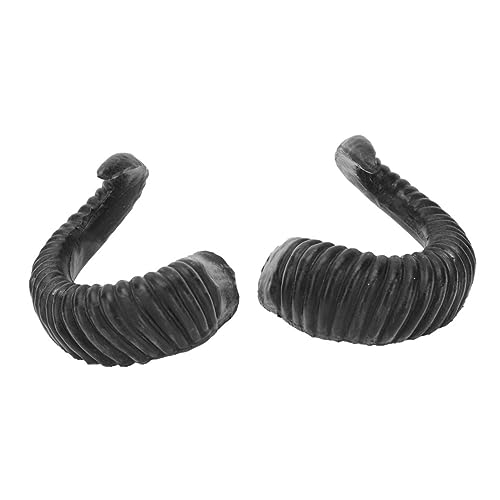 GLEAVI Künstliche Schafhörner Haarreif für Halloween DIY Kopfbedeckung aus Sicherem für Cosplay und Partys Schwarz Perfektes Accessoire für Kreative Verkleidungen GLEAVI Künstliche Schafhörner Haarreif für Halloween DIY Kopfbedeckung aus Sicherem für Cosplay und Partys Schwarz Perfektes Accessoire für Kreative Verkleidungen von GLEAVI