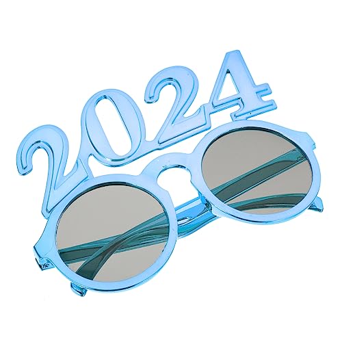 GLEAVI Lustige Sonnenbrille für Neujahrsparty Kreative Brille Blau für Unvergessliche Feiern Leicht und Bequem Fotorequisit für Partys GLEAVI Lustige Sonnenbrille für Neujahrsparty Kreative Brille Blau für Unvergessliche Feiern Leicht und Bequem Fotorequisit für Partys von GLEAVI