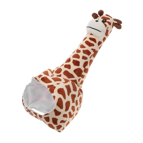 GLEAVI Lustiger Giraffen Kostümhut aus Weichem Plüsch Leichte Giraffenform Kopfbedeckung für Party Karneval Fasching Performance als Fotorequisite und Karnevalszubehör GLEAVI Lustiger Giraffen Kostümhut aus Weichem Plüsch Leichte Giraffenform Kopfbedeckung für Party Karneval Fasching Performance als Fotorequisite und Karnevalszubehör von GLEAVI