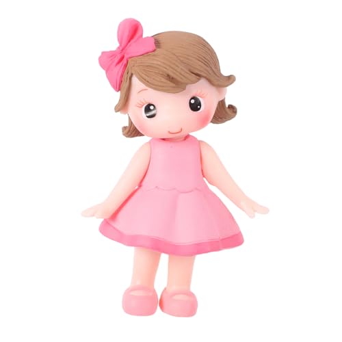 GLEAVI Mädchen Geburtstagstorte Figurine Prinzessin Resin Miniatur Deko für Party Desktop Schmuck Rosa Schleife GLEAVI Mädchen Geburtstagstorte Figurine Prinzessin Resin Miniatur Deko für Party Desktop Schmuck Rosa Schleife von GLEAVI