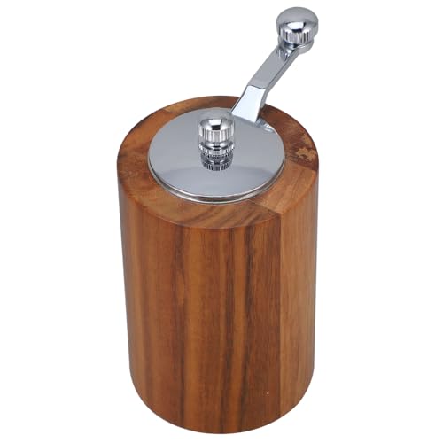 GLEAVI Manueller Kaffee Grinder aus Holz und Handkaffeemühle mit Verstellbarem Mahlgrad für Kaffeepulverherstellung für Zuhause und Unterwegs von GLEAVI