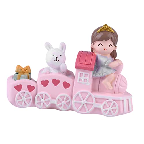 GLEAVI Niedlicher Cake Topper Zug Mädchen in Rosa Cartoon Tortendeko für Geburtstagstorten Party Kuchen Dekoration Vielseitiger Deko ornament für Kinderzimmer und Tischgestaltung GLEAVI Niedlicher Cake Topper Zug Mädchen in Rosa Cartoon Tortendeko für Geburtstagstorten Party Kuchen Dekoration Vielseitiger Deko ornament für Kinderzimmer und Tischgestaltung von GLEAVI