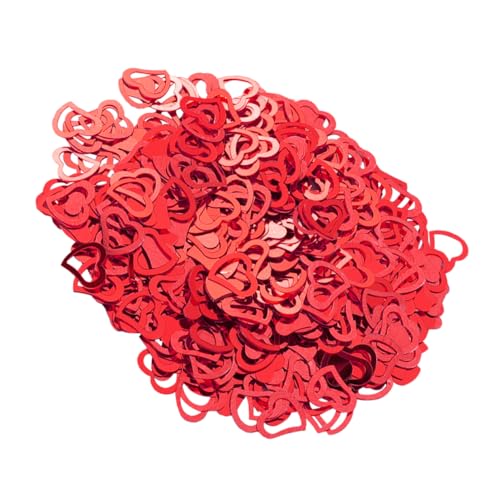 GLEAVI Pack Herz Konfetti für Hochzeiten Diy Dekorationen für Partys Romantische Tisch und Fensterdeko Rot Wiederverwendbar und Leicht Sorgt für Festliche GLEAVI Pack Herz Konfetti für Hochzeiten Diy Dekorationen für Partys Romantische Tisch und Fensterdeko Rot Wiederverwendbar und Leicht Sorgt für Festliche von GLEAVI