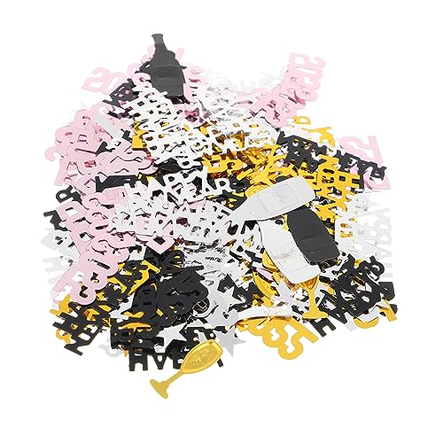 GLEAVI Packungen Konfetti Form von Fünfzackigen Sternen Glitzernde Neujahrsdekoration für Partys Hochzeit und Feierlichkeiten Tischdeko für Unvergessliche von GLEAVI