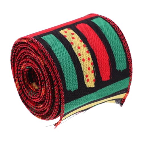 GLEAVI Party-Dekorationsband Partyzubehör für den schwarzen Geschichtsmonat Tischdekoration zum 16. Juni Kwanzaa Partyzubehör schwarze geschichtsmonatsdekoration Polyester von GLEAVI
