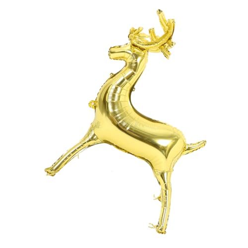 GLEAVI Riesiger Rentier Folienballon Festliche Weihnachtsdekoration Stehender Elk für Partys Hochwertiges Design für Garten und Raumdekoration Weihnachten und Feiern von GLEAVI