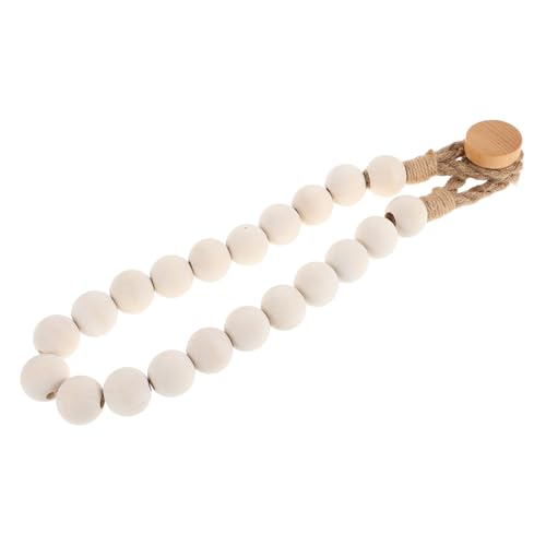 GLEAVI Rollenpapierhalter aus Hanfseil und Holzperlen Camping-Toilettenpapierhalter hölzerne Toilettenpapierhalter Toilettenpapierhalter, Toilettentank Beige GLEAVI Rollenpapierhalter aus Hanfseil und Holzperlen Camping-Toilettenpapierhalter hölzerne Toilettenpapierhalter Toilettenpapierhalter, Toilettentank Beige von GLEAVI