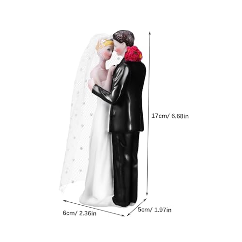 GLEAVI Romantischer Cake Topper Hochzeitspaar Resin Figurine Tortenaufsatz Dekoration für Verlobung und Hochzeitsfeier Detailreiche Braut Bräutigam Tortenfigur für Festliche Anlässe GLEAVI Romantischer Cake Topper Hochzeitspaar Resin Figurine Tortenaufsatz Dekoration für Verlobung und Hochzeitsfeier Detailreiche Braut Bräutigam Tortenfigur für Festliche Anlässe von GLEAVI