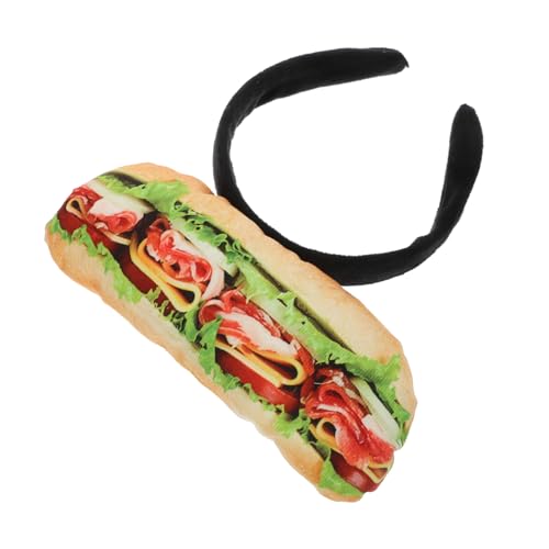 GLEAVI Sandwich Kopfbedeckung für Rollenspiele Kreatives Festival Haarband als Party Accessoire für Kostümpartys Hochzeiten und Fotoshootings Leicht und Bequem zu Tragen von GLEAVI