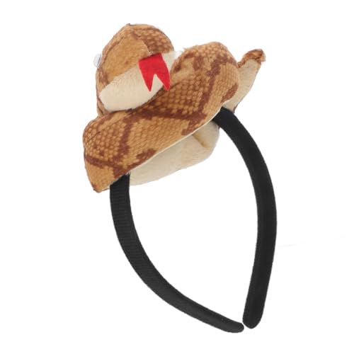GLEAVI Schlangen Stirnband Jahr der Schlange Halloween Kopfschmuck Damen Kreatives Kostüm Haarreif Partyaccessoire für Cosplay und Festtagsdekoration von GLEAVI