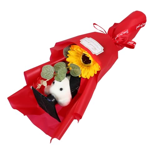 GLEAVI Simulationsstrauß Für Die Abschlusssaison Bärenpuppenstrauß Winziger Abschluss Stofftier Plüschbär Blumenstrauß Künstlicher Rosenstrauß Abschlussbär Blumenstrauß GLEAVI Simulationsstrauß Für Die Abschlusssaison Bärenpuppenstrauß Winziger Abschluss Stofftier Plüschbär Blumenstrauß Künstlicher Rosenstrauß Abschlussbär Blumenstrauß von GLEAVI