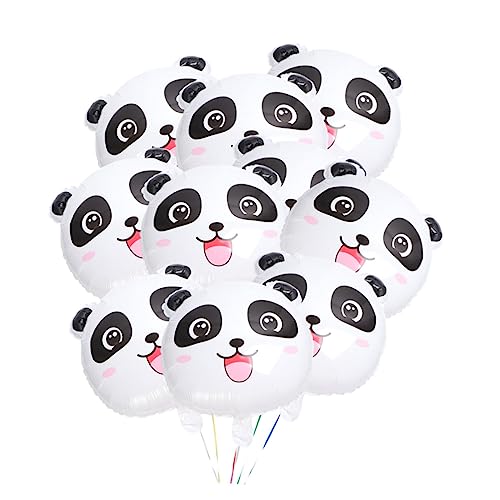 GLEAVI Teiliges Panda Luftballon Aluminiumfolie Niedliche Cartoon Dekoration für Geburtstag Party Weiße Festival Party Ballons Langlebig und Wiederverwendbar für Fotos und Feiern von GLEAVI
