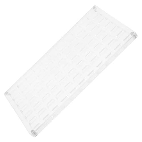 GLEAVI Transparente Acryl Box für Muscheln und Steine Fächer Aufbewahrungskoffer für Schmuck und Bastelbedarf Kratzfestes Design für Sammler und Diy Projekte von GLEAVI