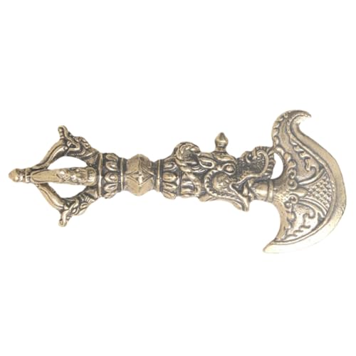 GLEAVI Vintage Messing Vajra Pestle Dekoration Tibetischer Dharma Stößel als Stilvolles Wohn und Schreibtisch Ornament Langlebiges Retro Design für Einzigartige Tisch und Wohnkultur GLEAVI Vintage Messing Vajra Pestle Dekoration Tibetischer Dharma Stößel als Stilvolles Wohn und Schreibtisch Ornament Langlebiges Retro Design für Einzigartige Tisch und Wohnkultur von GLEAVI