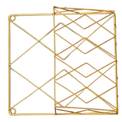 GLEAVI Wandhalterung Bücherregal Eleganter Magazinhalter aus Goldfarbener Buchstützer für Büro und Wohnzimmer und Korrosionsbeständig für Kreative Ausstellungen GLEAVI Wandhalterung Bücherregal Eleganter Magazinhalter aus Goldfarbener Buchstützer für Büro und Wohnzimmer und Korrosionsbeständig für Kreative Ausstellungen von GLEAVI