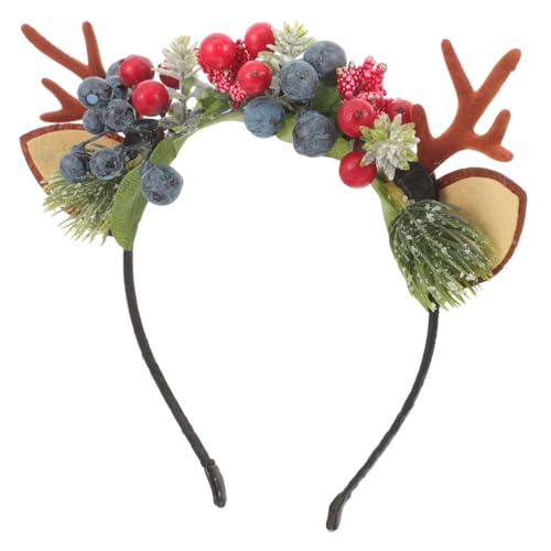 GLEAVI Weihnachts Haarreif Rentier Geweih Haarband Karneval Haardeko Leichtes Kostümzubehör für Erwachsene Festliche Party Accessoire GLEAVI Weihnachts Haarreif Rentier Geweih Haarband Karneval Haardeko Leichtes Kostümzubehör für Erwachsene Festliche Party Accessoire von GLEAVI