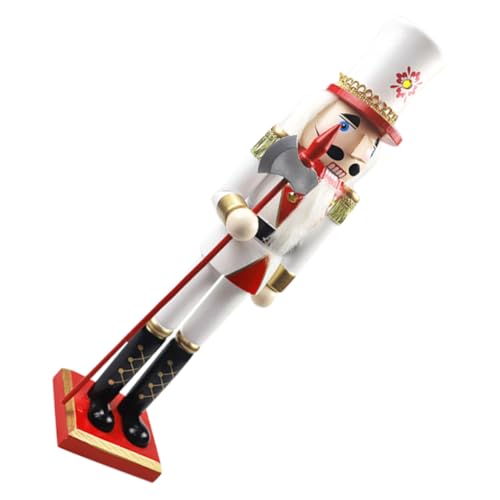 GLEAVI Weihnachts Holz Figur Traditionelles Deko Element für Schreibtisch Handgefertigter Weihnachtsornament mit Königlichem Design Festliche Holzfigur als Geschenkidee für Weihnachten GLEAVI Weihnachts Holz Figur Traditionelles Deko Element für Schreibtisch Handgefertigter Weihnachtsornament mit Königlichem Design Festliche Holzfigur als Geschenkidee für Weihnachten von GLEAVI