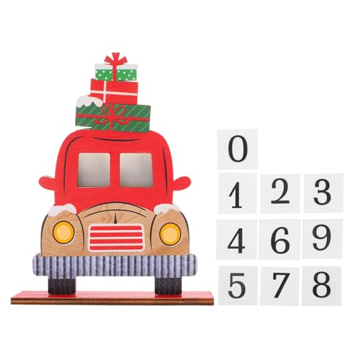 GLEAVI Weihnachtsmann-Ornamente Tage bis zum Weihnachtskalender Countdown-Tischdekoration weihnachtstheke Winterliches mit abgestuftem Tablett Winterparty-Schild hölzern rot GLEAVI Weihnachtsmann-Ornamente Tage bis zum Weihnachtskalender Countdown-Tischdekoration weihnachtstheke Winterliches mit abgestuftem Tablett Winterparty-Schild hölzern rot von GLEAVI