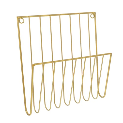 GLEAVI Zeitschriftenhalter Zur Wandmontage: Eingangsbereich-organizer Aus Metalldraht Für Postzeitschriften – Bücherregal Für Büro, Buchhandlung, Bibliothek Und Haushalt GLEAVI Zeitschriftenhalter Zur Wandmontage: Eingangsbereich-organizer Aus Metalldraht Für Postzeitschriften – Bücherregal Für Büro, Buchhandlung, Bibliothek Und Haushalt von GLEAVI