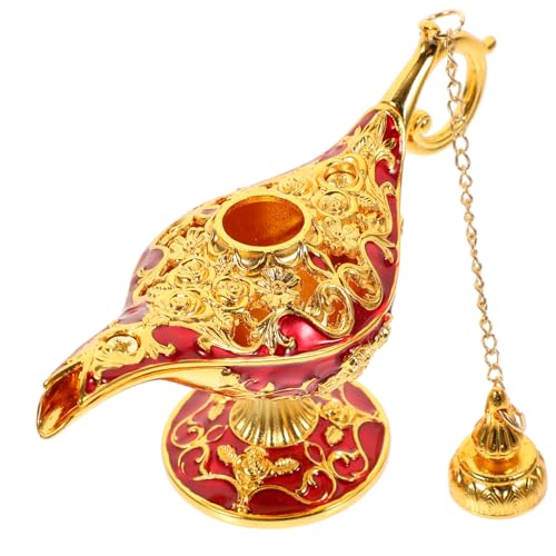 GLEAVI Zinklegierung Lampe Dekoratives Ornament Retro Geschnitzt Elegant Rostfrei Langlebig Sammlerstück Wohnzimmerschmuck Kreative Tischdekoration für Arabische Themenparty GLEAVI Zinklegierung Lampe Dekoratives Ornament Retro Geschnitzt Elegant Rostfrei Langlebig Sammlerstück Wohnzimmerschmuck Kreative Tischdekoration für Arabische Themenparty von GLEAVI