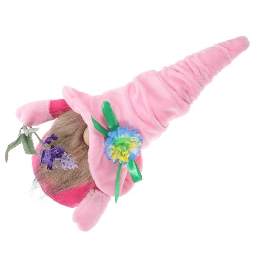 GLEAVI gesichtslose Puppenverzierung Partybevorzugung zum Muttertag Muttertagsdekoration Muttertag Dekorationen Handwerk zum Muttertag Lieferungen zum Muttertag Kies Rosa von GLEAVI