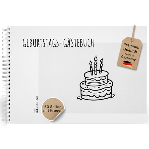Gästebuch Geburtstag mit Fragen | 60 Seiten | 7 verschiedene Steckbriefe inkl. Fragen | Gästebuch mit Fragen Geburtstag | Gästebuch Geburtstag | Fotoalbum Geburtstag Gästebuch Geburtstag mit Fragen | 60 Seiten | 7 verschiedene Steckbriefe inkl. Fragen | Gästebuch mit Fragen Geburtstag | Gästebuch Geburtstag | Fotoalbum Geburtstag von GLEDESTUND