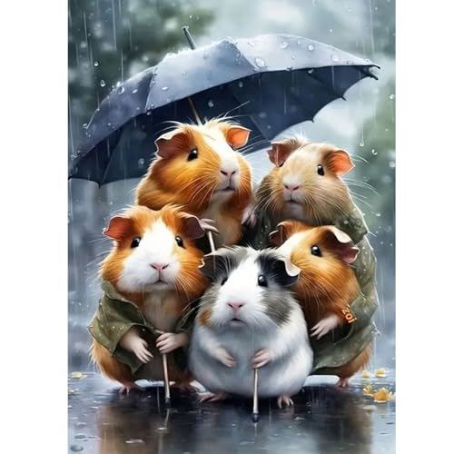 GLIDIAM Diamond Painting Hamster Maus, Diamant Malerei Bilder Tiere, 30x40cm DIY Full Drill Basteln Erwachsene, Mosaik Stickerei Kreuzstich Geschenk für Wanddeko Wohnzimmer Schlafzimmer GLIDIAM Diamond Painting Hamster Maus, Diamant Malerei Bilder Tiere, 30x40cm DIY Full Drill Basteln Erwachsene, Mosaik Stickerei Kreuzstich Geschenk für Wanddeko Wohnzimmer Schlafzimmer von GLIDIAM
