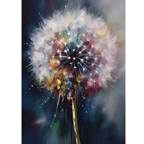 GLIDIAM Diamond Painting Pusteblume Löwenzahn, Diamant Malerei Bilder Blumen Bunt, 30x40cm DIY Full Drill Basteln Erwachsene, Mosaik Stickerei Kreuzstich Geschenk für Wanddeko Wohnzimmer Schlafzimmer GLIDIAM Diamond Painting Pusteblume Löwenzahn, Diamant Malerei Bilder Blumen Bunt, 30x40cm DIY Full Drill Basteln Erwachsene, Mosaik Stickerei Kreuzstich Geschenk für Wanddeko Wohnzimmer Schlafzimmer von GLIDIAM
