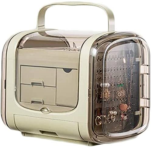 GLJTUO Schmucketui, Schmuckschatulle, Schmuckdisplay, Aufbewahrung, Schmuckschatulle, Tragbare Schmuck-Organizer-Boxen, Transparente Staubschutzhülle, Große Kapazität, Multifunk, GLJTUO Schmucketui, Schmuckschatulle, Schmuckdisplay, Aufbewahrung, Schmuckschatulle, Tragbare Schmuck-Organizer-Boxen, Transparente Staubschutzhülle, Große Kapazität, Multifunk, von GLJTUO