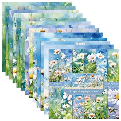 GLKTOPO 22002A Sammelalbum-Papier, Sonnenblumen-Muster, 15,2 cm, einseitig, gelb, Blumenmuster, Scrapbooking-Hintergründe, säurefreies Bastelpapier für Kartenherstellung, Foto, DIY, Album, Dekoration GLKTOPO 22002A Sammelalbum-Papier, Sonnenblumen-Muster, 15,2 cm, einseitig, gelb, Blumenmuster, Scrapbooking-Hintergründe, säurefreies Bastelpapier für Kartenherstellung, Foto, DIY, Album, Dekoration von GLKTOPO