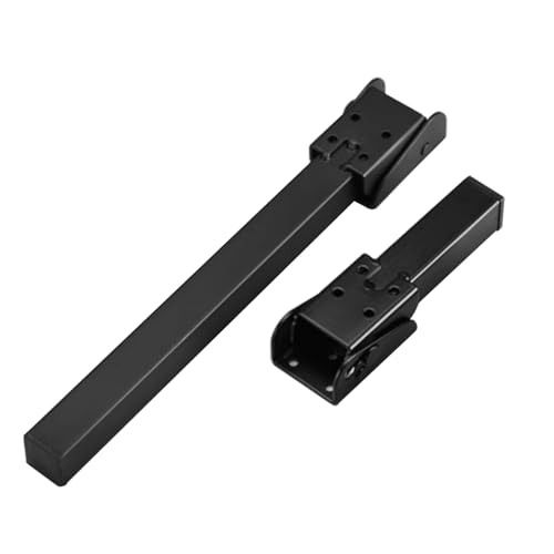GLMGBP 2er-Set Haarnadel-Klapptischbeine. Verstellbare Schwarze Möbelbeine für um 90 Grad klappbare Tische. 32 cm/12,6 Zoll Regalträger. Modernes Industriedesign. von GLMGBP
