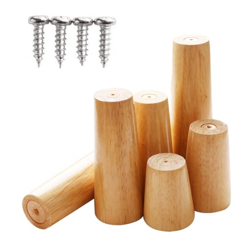 GLMGBP Satz mit 4 runden Möbelbeinen aus Holz. Ersatzfüße für Sofa und Esstisch. Höhenoptionen: 8 cm, 10 cm, 25 cm, 50 cm, 60 cm. Ideal zum Aufwerten von Couchtischen und Möbeln. GLMGBP Satz mit 4 runden Möbelbeinen aus Holz. Ersatzfüße für Sofa und Esstisch. Höhenoptionen: 8 cm, 10 cm, 25 cm, 50 cm, 60 cm. Ideal zum Aufwerten von Couchtischen und Möbeln. von GLMGBP