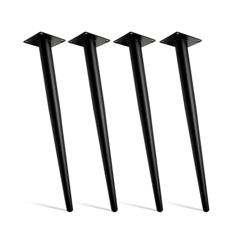 GLMGBP Set mit 4 verstellbaren schwarzen Möbelbeinen im industriellen Kegel-Design für Couchtische, Bänke, Stühle und Kommoden. Höhe 60 cm. Perfekt für die Aufwertung der Inneneinrichtung. GLMGBP Set mit 4 verstellbaren schwarzen Möbelbeinen im industriellen Kegel-Design für Couchtische, Bänke, Stühle und Kommoden. Höhe 60 cm. Perfekt für die Aufwertung der Inneneinrichtung. von GLMGBP