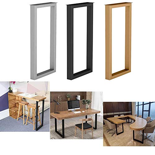 GLMGBP Tischbeine aus Metall für Bistrotische, Barhöhe, Küchentisch, 70 cm/100 cm, verstellbare Möbelbeine, DIY-Industriestil, erhältlich in Silber, Gold, Schwarz, 1 Stück von GLMGBP