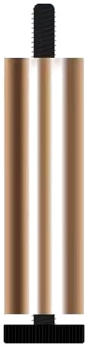 GLMGBP Verstellbare 4-teilige Möbelbeine, M8, goldene Ersatzfüße für Sofa/Tisch/Stuhl/Bett/Couchtisch, 25 cm Höhe, Moderne Stützbeine für die Inneneinrichtung von GLMGBP
