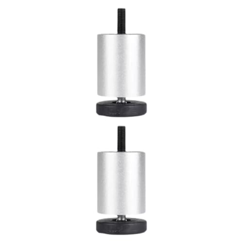 GLMGBP Verstellbare Möbelbeine, 2 Stück, Moderne Sofafüße, Ersatzstützen für Waschmaschinen, Klimaanlagen, Schreibtische und Schränke, Silber, 12 cm Höhe GLMGBP Verstellbare Möbelbeine, 2 Stück, Moderne Sofafüße, Ersatzstützen für Waschmaschinen, Klimaanlagen, Schreibtische und Schränke, Silber, 12 cm Höhe von GLMGBP