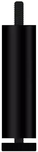 GLMGBP Verstellbare Möbelbeine, 4er-Set, 6 cm Höhe, M10, Schwarz, für Sofa, Kommode, Bett, Stuhl, Couchtisch, perfekt für Heimwerker und Moderne Einrichtung von GLMGBP
