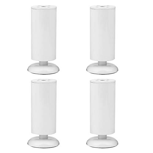 GLMGBP Verstellbare Möbelbeine aus Edelstahl, 4er-Set – rutschfeste Couchtisch- und Sofafüße mit Montageplatten – 3 Farben erhältlich (18 cm/7,1 Zoll und 25 cm/9,8 Zoll) von GLMGBP