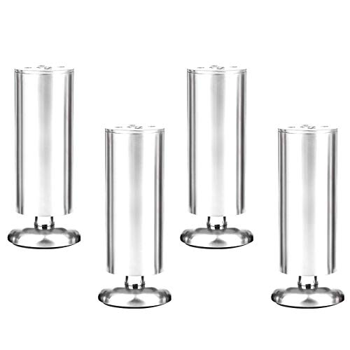 GLMGBP Verstellbare Möbelbeine aus Edelstahl – 4er-Set, rutschfest, für Couchtisch und Sofa, 3 Farben, mit Montageplatte und Schrauben, 18 cm/7,1 Zoll und 30 cm/11,8 Zoll Optionen GLMGBP Verstellbare Möbelbeine aus Edelstahl – 4er-Set, rutschfest, für Couchtisch und Sofa, 3 Farben, mit Montageplatte und Schrauben, 18 cm/7,1 Zoll und 30 cm/11,8 Zoll Optionen von GLMGBP