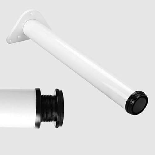 GLMGBP Verstellbare Möbelbeine aus Metall, Tisch- und Schreibtischfüße im Industriestil, Stangenbeine aus Aluminiumlegierung, Unterstützung für Home-Office-Möbel, Weiß/Schwarz, 30 cm (11,8 Zoll), p GLMGBP Verstellbare Möbelbeine aus Metall, Tisch- und Schreibtischfüße im Industriestil, Stangenbeine aus Aluminiumlegierung, Unterstützung für Home-Office-Möbel, Weiß/Schwarz, 30 cm (11,8 Zoll), p von GLMGBP